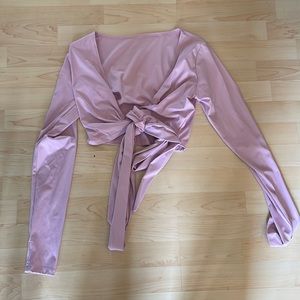 Balance Athletica Dancer Wrap Top - Pink